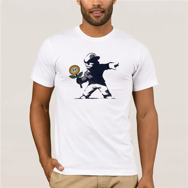 men's cool short-sleeve t-shirt 2019 brand men banksy flower men's 2019 fashion style 100% cotton t-shirt
men's cool short-sleeve t-shirt 2019 brand men banksy flower men's 2019 fashion style 100% cotton t-shirt