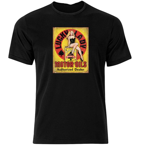lucky lady motor oils - graphic cotton t shirt short & long sleeve men clothes tee shirt
lucky lady motor oils - graphic cotton t shirt short & long sleeve men clothes tee shirt