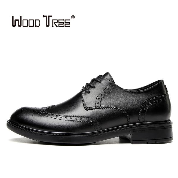 dress shoes woodtree 2021 men's formal wedding leather business office flat oxford men, Black
dress shoes woodtree 2021 men's formal wedding leather business office flat oxford men, Black