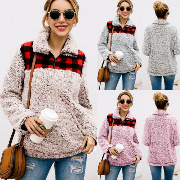 women's jackets women teddy bear fleece zipper turtleneck coat jacket winter warm jumper sweater, Black;brown
women's jackets women teddy bear fleece zipper turtleneck coat jacket winter warm jumper sweater, Black;brown