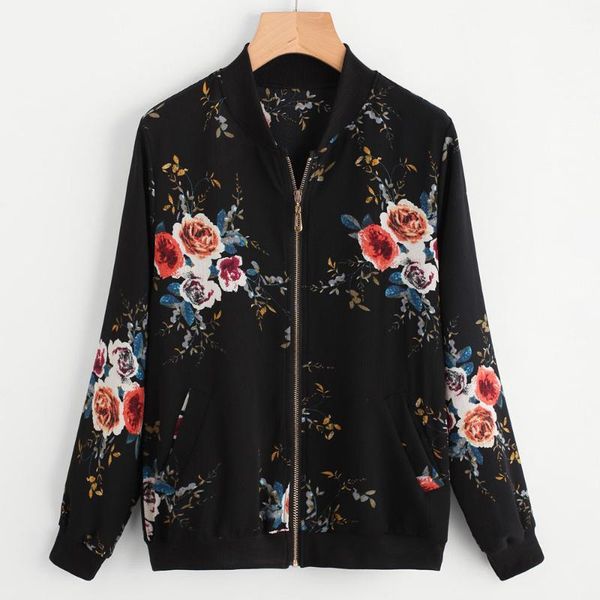 women's jackets jacket women spring fashion casual floral bomber chaqueta mujer veste femme ceket kurtka bolerko cazadora ship, Black;brown
women's jackets jacket women spring fashion casual floral bomber chaqueta mujer veste femme ceket kurtka bolerko cazadora ship, Black;brown