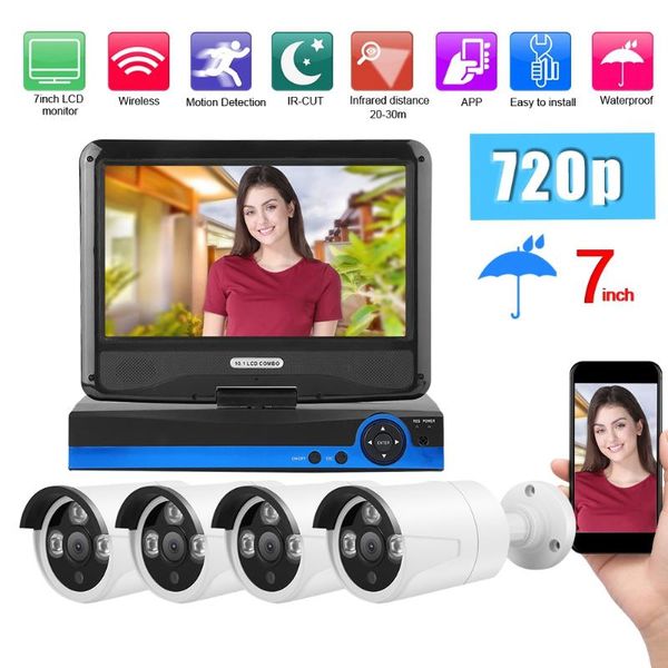 7in monitor wireless wifi security camera system cctv surveillance 4ch 720p nvr monitor camera kit
7in monitor wireless wifi security camera system cctv surveillance 4ch 720p nvr monitor camera kit