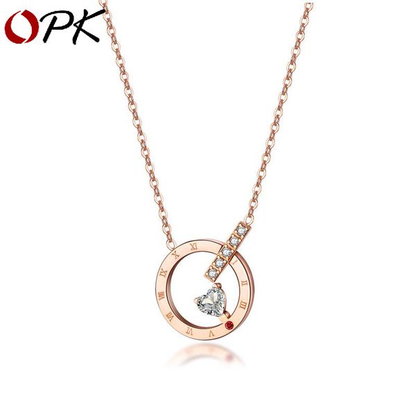 brand europe america creative fashion tif titanium steel love roman digital round lady's necklace rose gold lock bone chain, Silver
brand europe america creative fashion tif titanium steel love roman digital round lady's necklace rose gold lock bone chain, Silver