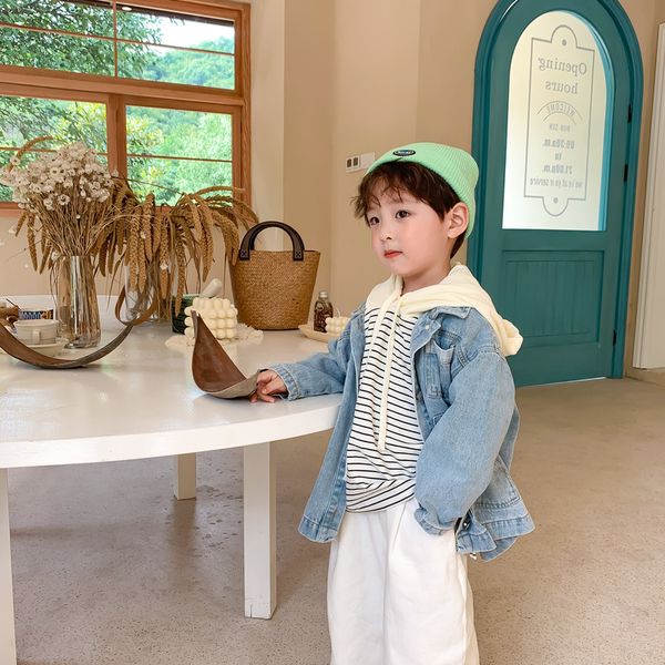 kids' oversize jacket coat 2-6yrs toddler boys and girls korean-style denim jacket baby denim pure color girl cotton coat, Blue;gray
kids' oversize jacket coat 2-6yrs toddler boys and girls korean-style denim jacket baby denim pure color girl cotton coat, Blue;gray