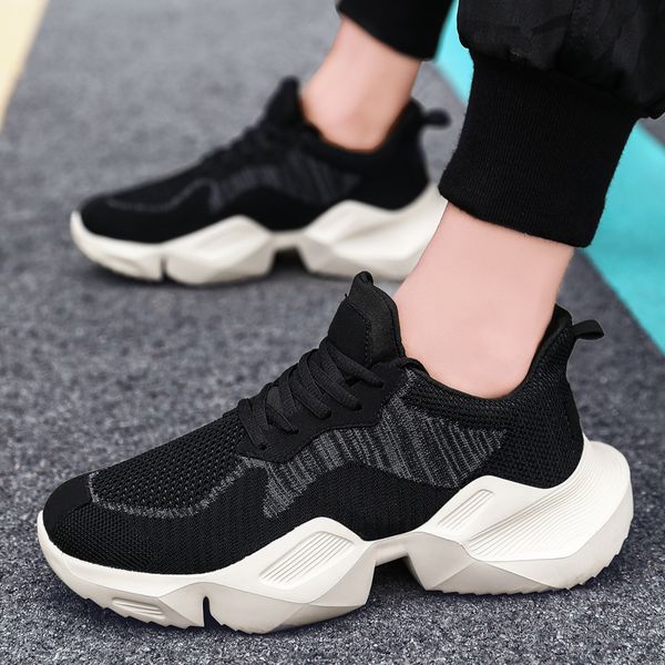 highqualitysneakersmendadshoesflyweavingbreathableplatformchunkyshoesmentrainersbigsizemalethicksolesneakers, Black
highqualitysneakersmendadshoesflyweavingbreathableplatformchunkyshoesmentrainersbigsizemalethicksolesneakers, Black