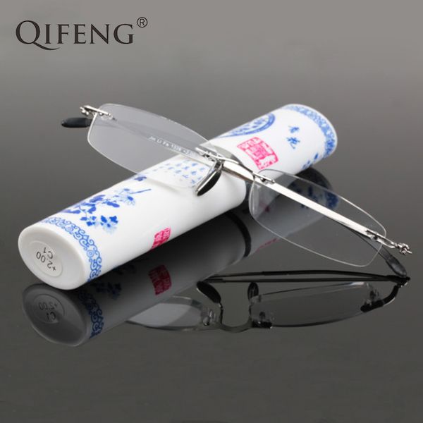 qifeng reading glasses men men women rimless diopter presbyopic eyeglasses male female +1.0+1.5+2.0+2.5+3.0+3.5+4.0 qf259, White;black
qifeng reading glasses men men women rimless diopter presbyopic eyeglasses male female +1.0+1.5+2.0+2.5+3.0+3.5+4.0 qf259, White;black