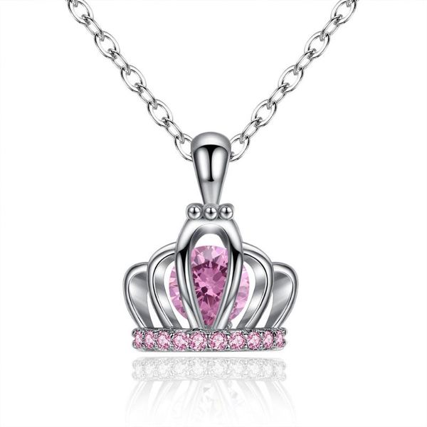 100pcs clavicle chain necklace temperament cubic zircon crown pendant necklace for woman birthday jewelry bijoux femme, Silver
100pcs clavicle chain necklace temperament cubic zircon crown pendant necklace for woman birthday jewelry bijoux femme, Silver