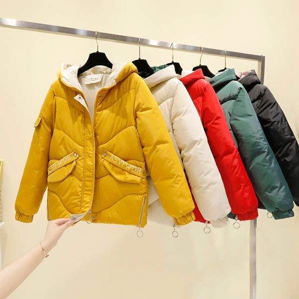 women's down & parkas winter jacket women plus size womens thicken outerwear solid color hooded coats short female cotton padded, Black
women's down & parkas winter jacket women plus size womens thicken outerwear solid color hooded coats short female cotton padded, Black