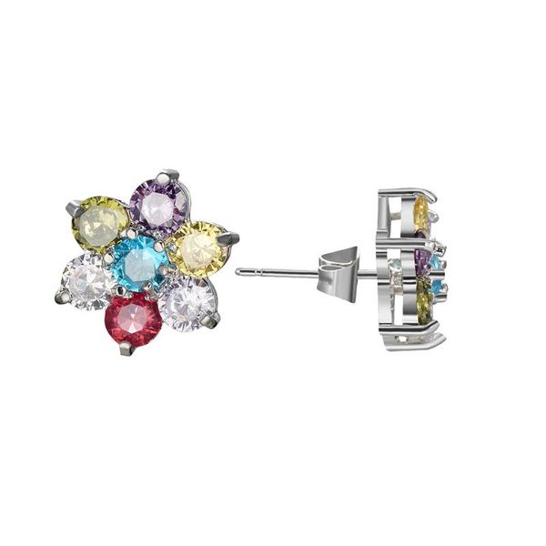 exquisite sweet silver seven color flower stud earrings colour gem crystal earrings birthday christmas gift for girls jewelry
exquisite sweet silver seven color flower stud earrings colour gem crystal earrings birthday christmas gift for girls jewelry
