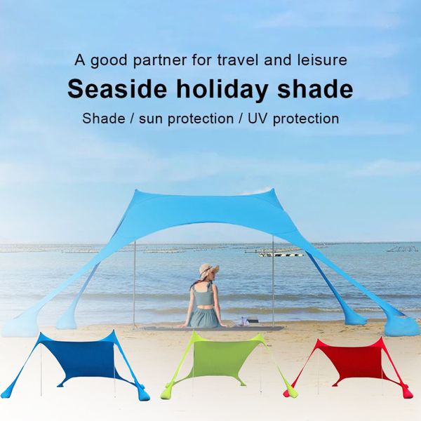 family beach sunshade portable beach shade tent windproof toursit tent uv protection portable sun shelter for camping fish
family beach sunshade portable beach shade tent windproof toursit tent uv protection portable sun shelter for camping fish