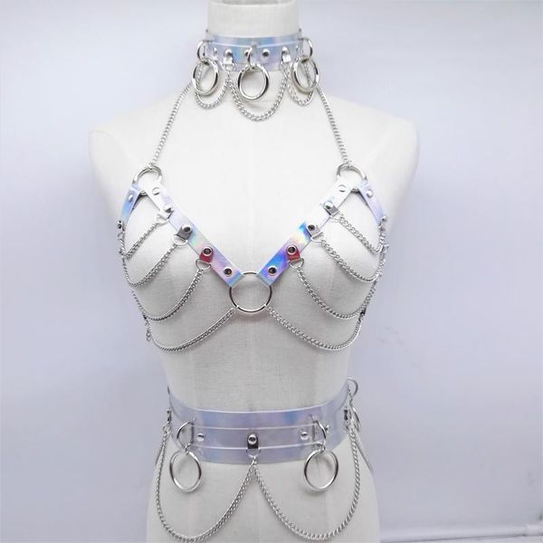 fashion harajuku handmade laser holographic choker harness punk collar belt necklace bra spikes chain torques club party, Golden;silver
fashion harajuku handmade laser holographic choker harness punk collar belt necklace bra spikes chain torques club party, Golden;silver