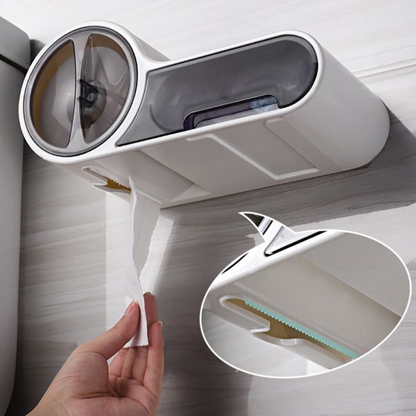 multifunction toilet paper holder hanger waterproof wall-mounted toilet paper box roll storage box bathroom accessories523
multifunction toilet paper holder hanger waterproof wall-mounted toilet paper box roll storage box bathroom accessories523