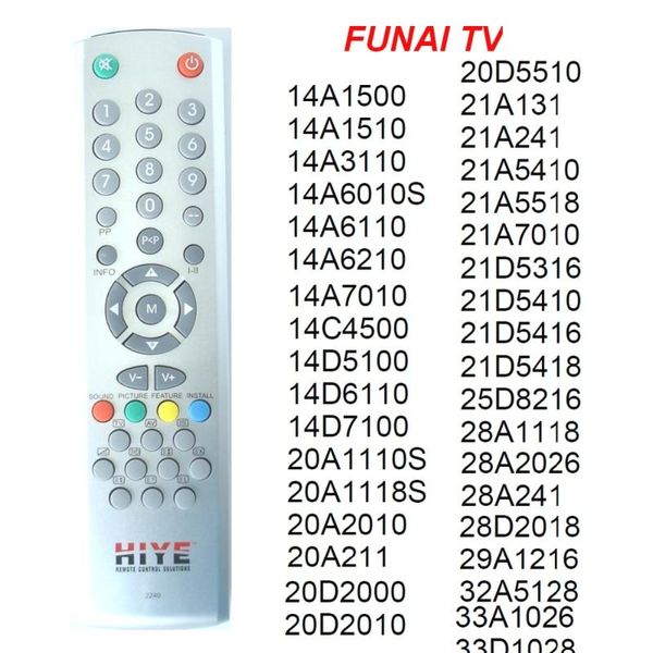 remote controlers rc 2240 control for funai tv 14a ,14c ,14d, 20a 20d 21a 21d 25d 28a 28d 29a 32a 33a , directly use.
remote controlers rc 2240 control for funai tv 14a ,14c ,14d, 20a 20d 21a 21d 25d 28a 28d 29a 32a 33a , directly use.