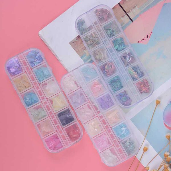3d manicure charm polish nails 12 grids irregular mermaid broken shell nail glitter sequin holographic abalone slice flake new, Silver;gold
3d manicure charm polish nails 12 grids irregular mermaid broken shell nail glitter sequin holographic abalone slice flake new, Silver;gold