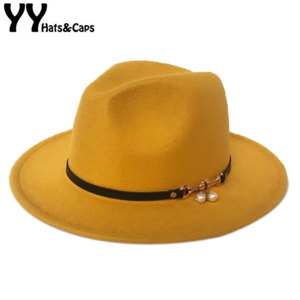wide brim hats yy yellow fedora hat for women winter autumn cap flat trilby jazz panama vintage felt bowler fd19016, Blue;gray
wide brim hats yy yellow fedora hat for women winter autumn cap flat trilby jazz panama vintage felt bowler fd19016, Blue;gray
