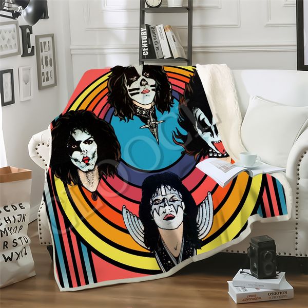 cloocl hip hop rock band kiss warm plush blanket 3d print soft winter blanket bed travel decorative sofa fashion casual twolayer quilt
cloocl hip hop rock band kiss warm plush blanket 3d print soft winter blanket bed travel decorative sofa fashion casual twolayer quilt
