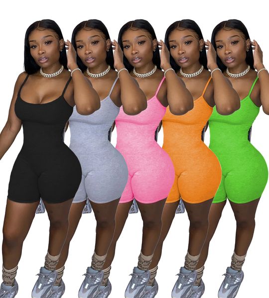 spot 2020 european and american spring and summer fashion casual solid color suspender sports jumpsuit, Black;white
spot 2020 european and american spring and summer fashion casual solid color suspender sports jumpsuit, Black;white