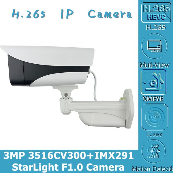 f1.0 объектив starlight 3мп 2048 * 1536 sony imx291 + 3516cv300 ip-камера ip66 все цвета открытый ip66 водонепроницаемая onvif низкое освеще
f1.0 объектив starlight 3мп 2048 * 1536 sony imx291 + 3516cv300 ip-камера ip66 все цвета открытый ip66 водонепроницаемая onvif низкое освеще