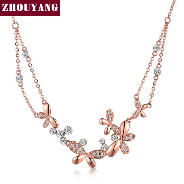 zhouyang butterfly love flowers rose gold color pendant necklace jewelry austrian crystal n037 n038 n067, Golden;silver
zhouyang butterfly love flowers rose gold color pendant necklace jewelry austrian crystal n037 n038 n067, Golden;silver