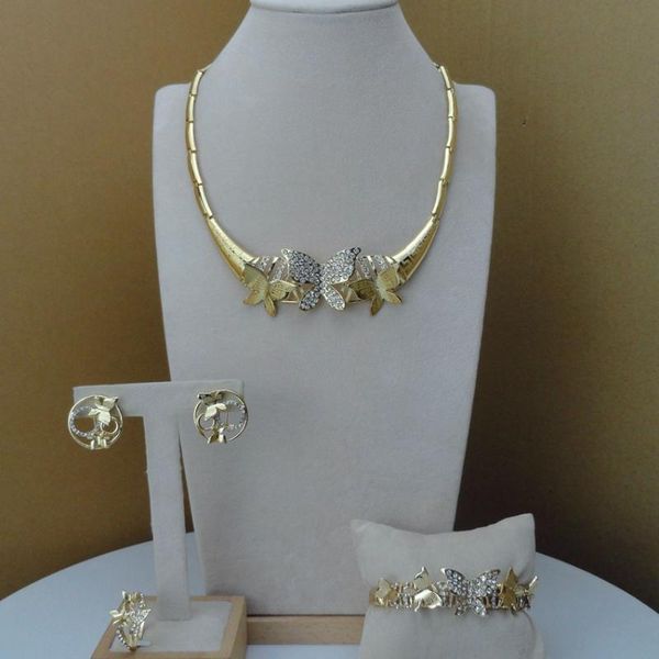 yuminglai butterfly design african fashion jewelry for women fhk7775, Silver