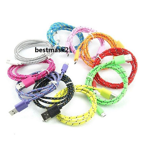 cell phone cables 1m 2m 3m round fabric braided nylon data sync usb cable 3ft 6ft 10ft cord charger charging
cell phone cables 1m 2m 3m round fabric braided nylon data sync usb cable 3ft 6ft 10ft cord charger charging
