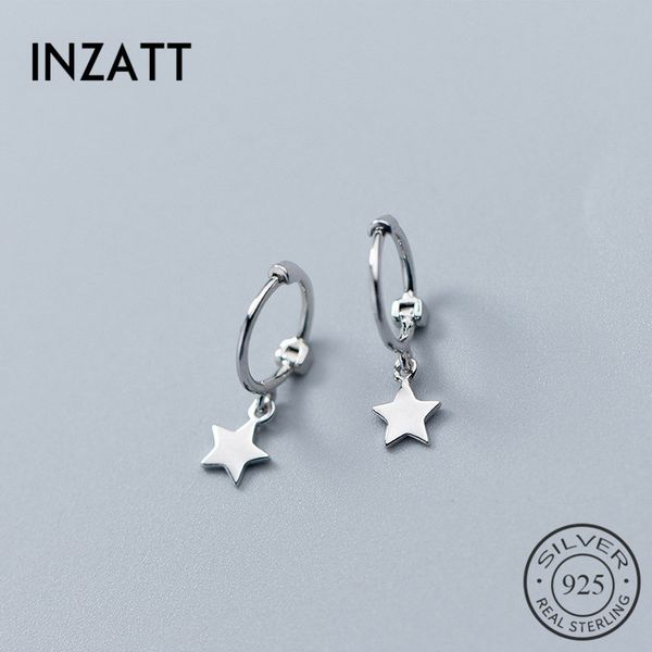 inza2020 real 925 sterling silver star heart pentagram beads small hoop earrings for women party trendy jewelry accessory, Golden;silver
inza2020 real 925 sterling silver star heart pentagram beads small hoop earrings for women party trendy jewelry accessory, Golden;silver