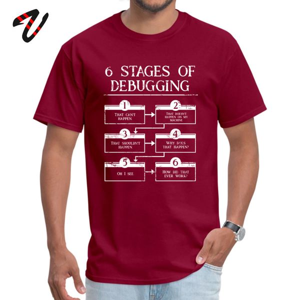 geek t-shirt letter men tshirt 6 stages of debugging computer programmer clothing custom casual summer funny saying tee shirts
geek t-shirt letter men tshirt 6 stages of debugging computer programmer clothing custom casual summer funny saying tee shirts
