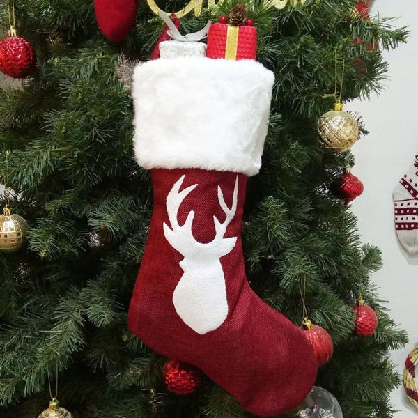 2pc christmas stockings bag reindeer pattern sockings classic christmas stockings gift pouch cute elk embroidery bag f
2pc christmas stockings bag reindeer pattern sockings classic christmas stockings gift pouch cute elk embroidery bag f