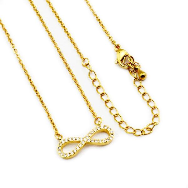 eternal friendship crystal infinity necklace gold color lucky number 8 endless cz necklaces pendants for women geometric jewelry, Silver
eternal friendship crystal infinity necklace gold color lucky number 8 endless cz necklaces pendants for women geometric jewelry, Silver