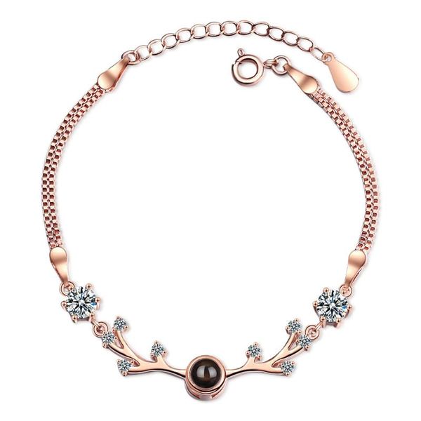 charm bracelets antler bracelet 100 languages i love you projection fashion female women girl lover engagement wedding bangles, Golden;silver
charm bracelets antler bracelet 100 languages i love you projection fashion female women girl lover engagement wedding bangles, Golden;silver