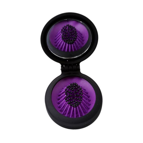 1 pcs girls airbag massage round travel hair brush with mirror portable mini folding massage comb cute anti-static rainbow comb, Silver
1 pcs girls airbag massage round travel hair brush with mirror portable mini folding massage comb cute anti-static rainbow comb, Silver