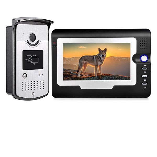 7 inch tft color lcd video doorbell no radiation outdoor machine night vision rain id card function aluminum panel design
7 inch tft color lcd video doorbell no radiation outdoor machine night vision rain id card function aluminum panel design