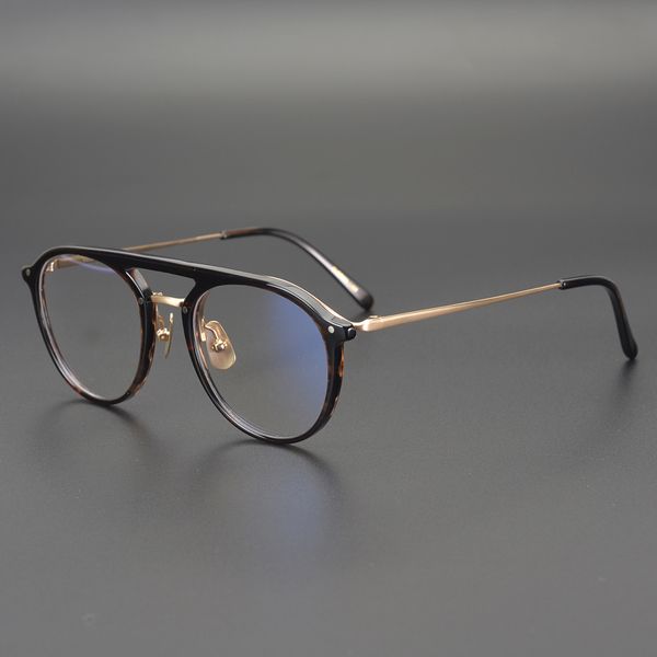 vintage round men acetate optical glasses frame man luxury prescription myopia eyeglasses frame women titanium legs eyewear, Black
vintage round men acetate optical glasses frame man luxury prescription myopia eyeglasses frame women titanium legs eyewear, Black
