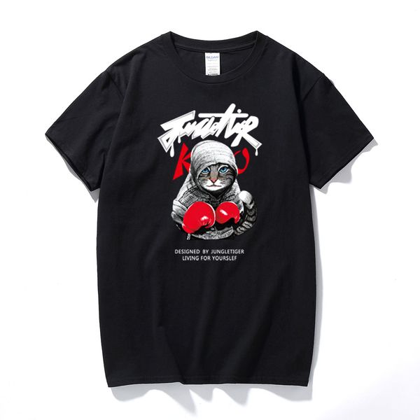 2017 summer streetwear t-shirt mens figting boxer cat print hip hop tee shirts swag hipster cotton t shirt plus size
2017 summer streetwear t-shirt mens figting boxer cat print hip hop tee shirts swag hipster cotton t shirt plus size