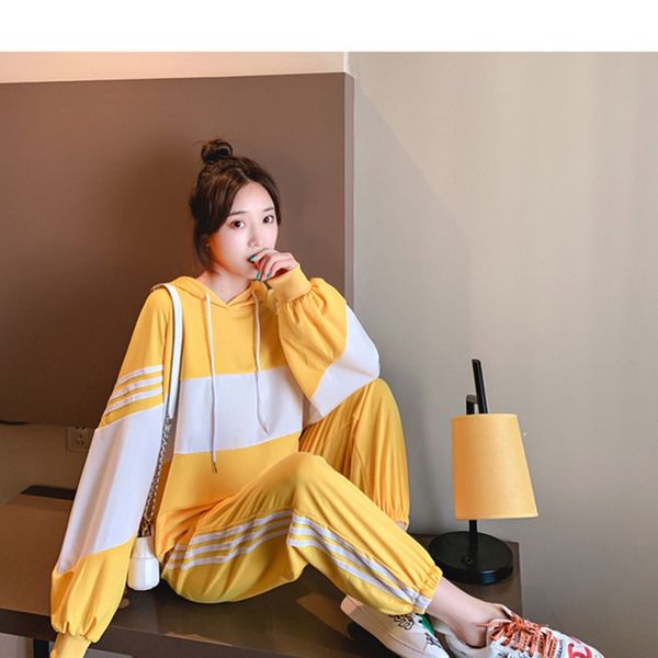 2019 авокадо костюм осенние брюки корейский стиль pantssweater случайные соответствия pantsloose цвета с длинным рукавом с капюшоном свитер, Gray
2019 авокадо костюм осенние брюки корейский стиль pantssweater случайные соответствия pantsloose цвета с длинным рукавом с капюшоном свитер, Gray