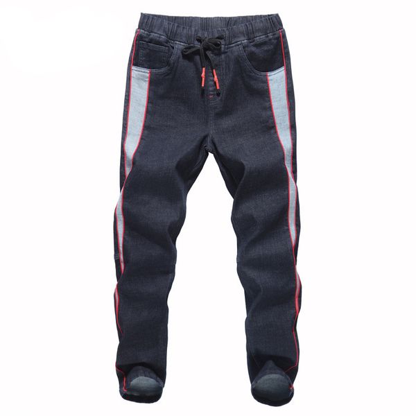 men brand jeans loose straight-leg jeans long large size 6xl / 7xl spring and summer men drawstring trousers dropship, Blue
men brand jeans loose straight-leg jeans long large size 6xl / 7xl spring and summer men drawstring trousers dropship, Blue