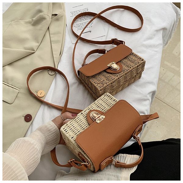 fashionable selling women's two-tone straw woven hand bag single shoulder braided bag fashionable flap bag
fashionable selling women's two-tone straw woven hand bag single shoulder braided bag fashionable flap bag