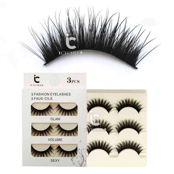 false eyelashes 3pairs mink natural 3d lashes soft eyelash extension makeup kit cilios
false eyelashes 3pairs mink natural 3d lashes soft eyelash extension makeup kit cilios