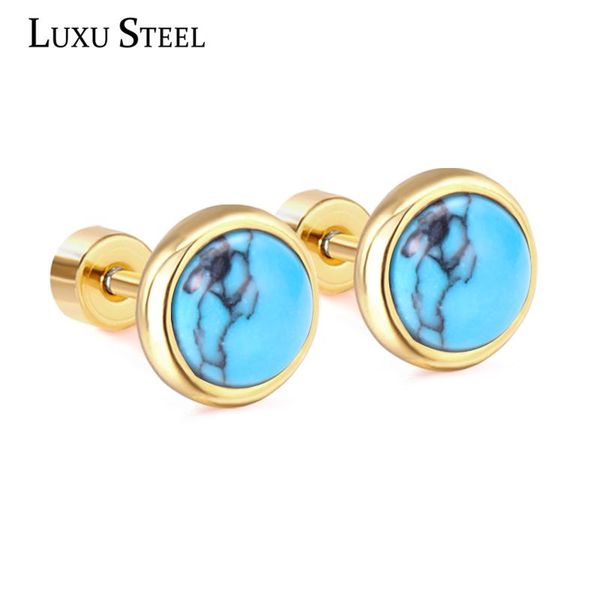 stud luxusteel stainless steel earrings blue stone screw earring party bijoux wholesale accessories wedding gift, Golden;silver
stud luxusteel stainless steel earrings blue stone screw earring party bijoux wholesale accessories wedding gift, Golden;silver