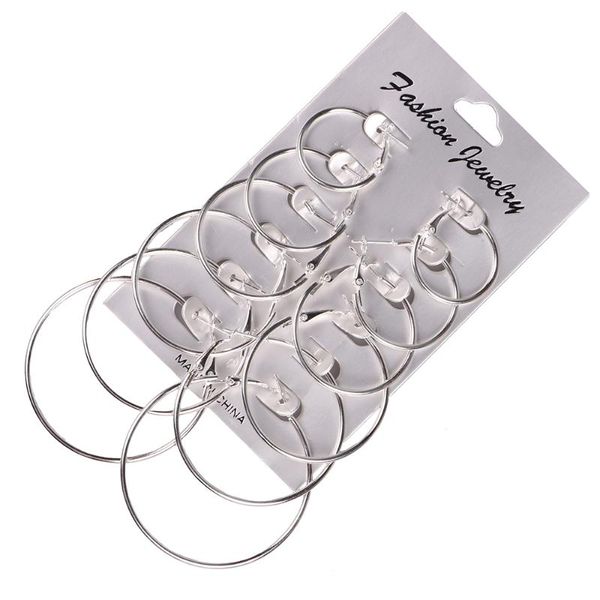 personality women creole earrings fashion jewelry gold color circle hoop earings set of 6 pairs bijoux statement hoop earrings, Golden;silver
personality women creole earrings fashion jewelry gold color circle hoop earings set of 6 pairs bijoux statement hoop earrings, Golden;silver