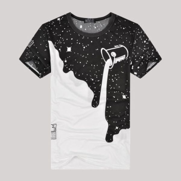 men fashion summer tees milk poured pattern inverted milk 3d t shirt printed short sleeve round neck slim casual t-shirt hot, White;black
men fashion summer tees milk poured pattern inverted milk 3d t shirt printed short sleeve round neck slim casual t-shirt hot, White;black