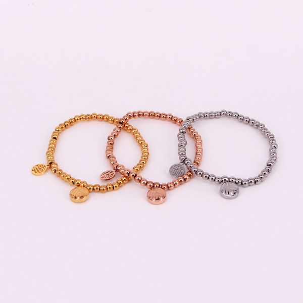 charm bracelets fashion stainless steel blessings chinese happiness bean bead bracelet bangle rose gold color woman party xmas gift, Golden;silver
charm bracelets fashion stainless steel blessings chinese happiness bean bead bracelet bangle rose gold color woman party xmas gift, Golden;silver