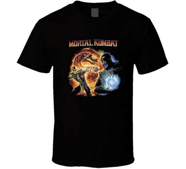 scorpion vs. sub zero - mortal kombat video game t shirt new funny tee shirt