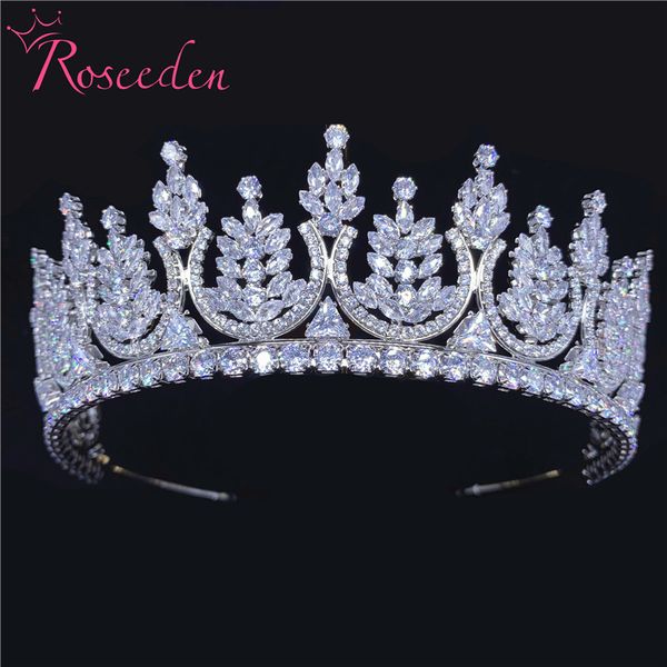 ювелирные изделия классический родием полный cz tiara корона свадебные прически micro pave партии свадебные аксессуары re3696, Golden;silver
ювелирные изделия классический родием полный cz tiara корона свадебные прически micro pave партии свадебные аксессуары re3696, Golden;silver