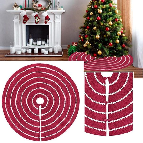 48-inch wine red christmas tree skirt base christmas tree mat decor ornaments base floor mat cover home party decoration
48-inch wine red christmas tree skirt base christmas tree mat decor ornaments base floor mat cover home party decoration