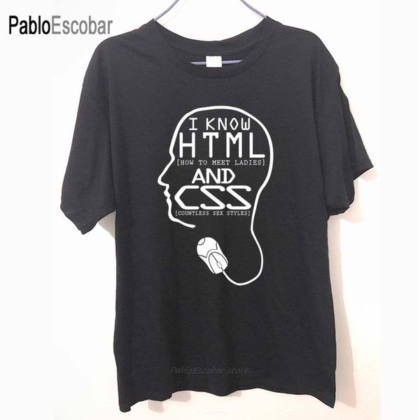 summer style i know html how to meet ladies and css geek coder programmierer t-shirt funny gift t shirt for men tee