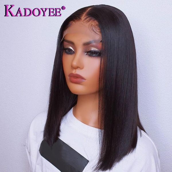 lace wigs kadoyee frontal t part straight front wig remy human hair long bob brazilian 180 density, Black;brown
lace wigs kadoyee frontal t part straight front wig remy human hair long bob brazilian 180 density, Black;brown