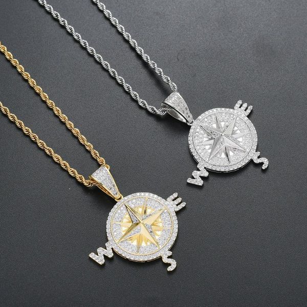 pendant necklaces hip hop micro paved cubic zirconia bling iced out compass pendants necklace for men rapper jewelry drop, Silver
pendant necklaces hip hop micro paved cubic zirconia bling iced out compass pendants necklace for men rapper jewelry drop, Silver