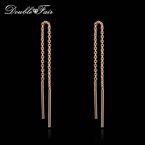 dangle & chandelier double fair style long chain drop/dangle earrings white/rose gold color fashion jewelry strike bar ear cuff for women df, Silver
dangle & chandelier double fair style long chain drop/dangle earrings white/rose gold color fashion jewelry strike bar ear cuff for women df, Silver