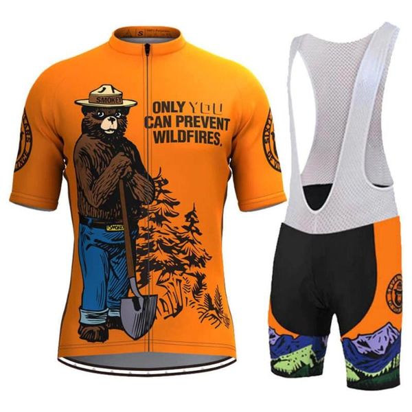 orange smokey bear cycling jersey set men's cycling clothing bicycle shorts road bike suit mtb race bike shirts maillot culotte, Black;blue
orange smokey bear cycling jersey set men's cycling clothing bicycle shorts road bike suit mtb race bike shirts maillot culotte, Black;blue
